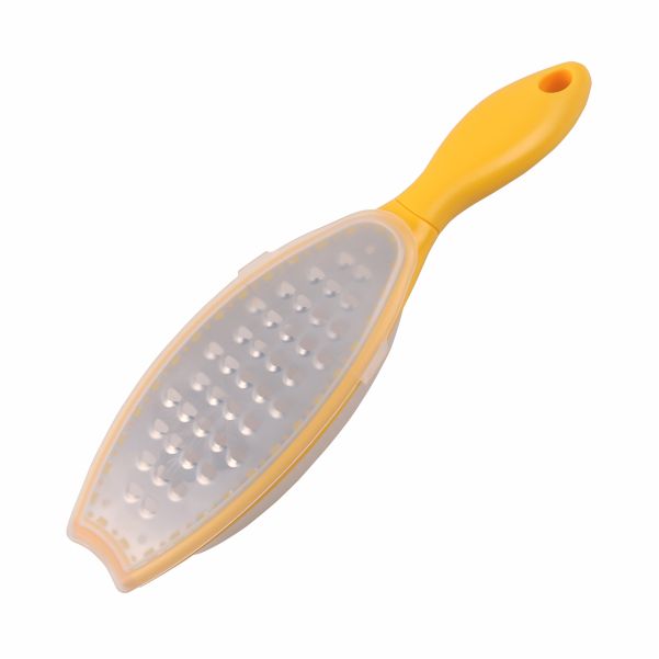 Cheese Grater Citrus Lemon Zester with Food Storage Container & Lid -  Perfect For Hard Parmesan Or Soft Cheddar Cheeses, Ginger, Vegetables,  Butter